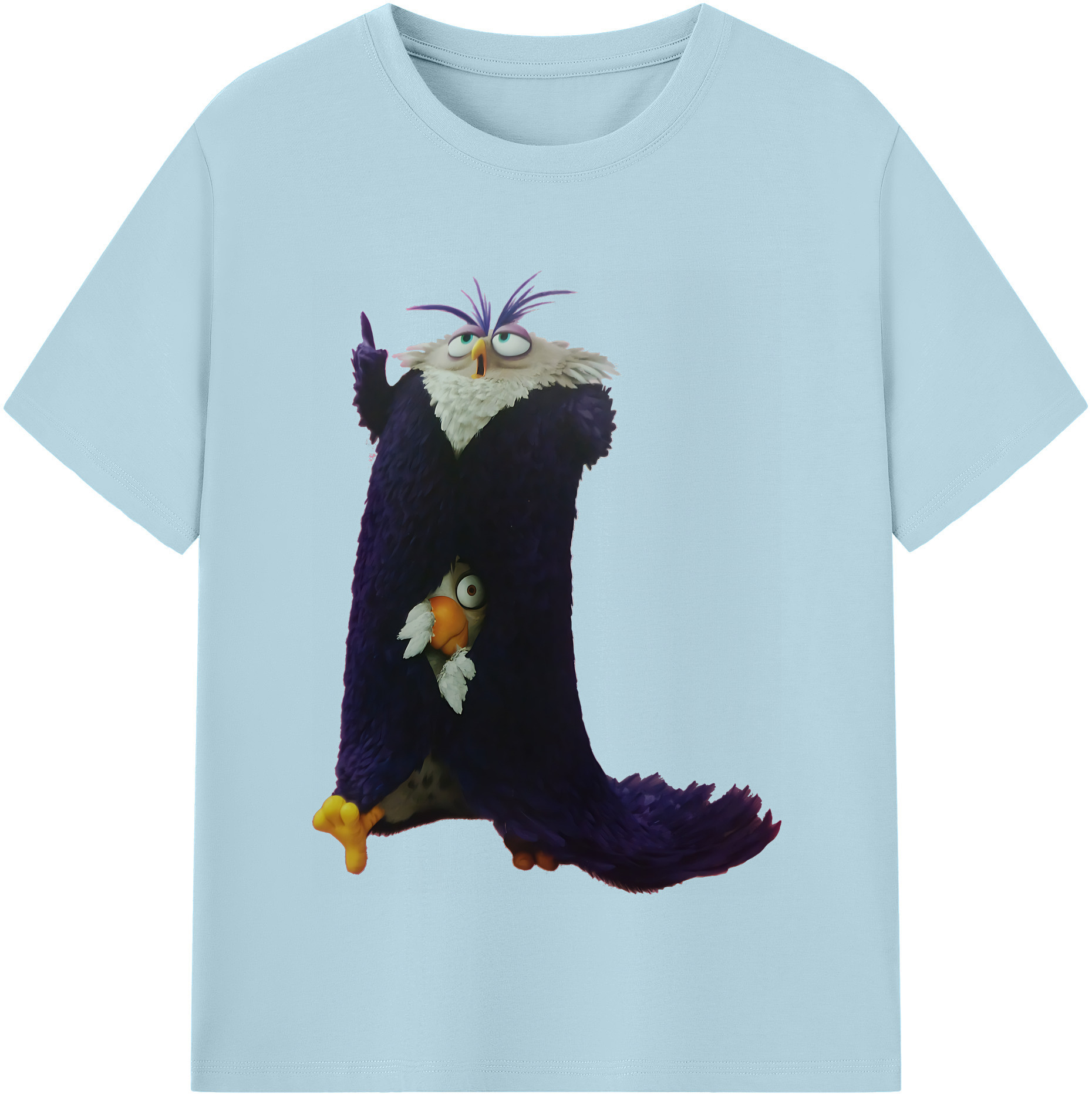 （画像用） Angry Birds アングリーバード 綿100％半袖Tシャツ（フロントプリント）